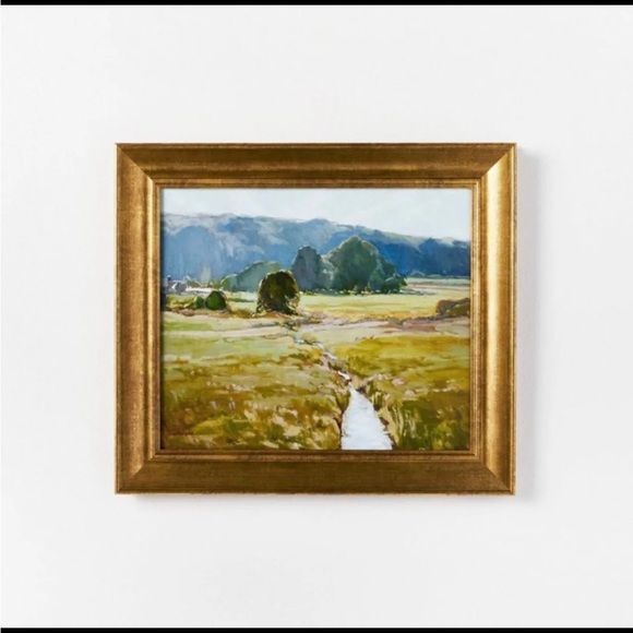 Studio McGee 16”x14” Summer pasture Framed Canvas Wall art - Picture 1 of 6